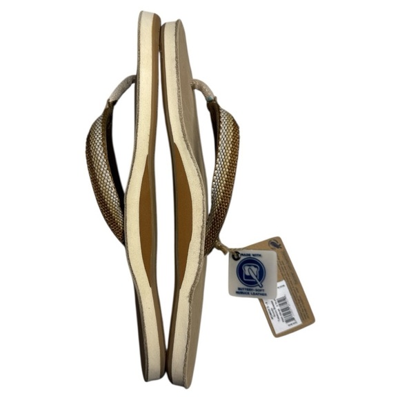 Hari Mari Scouts Women’s Flip Flops Sandals Tobacco Breeze Size 8 NWT - Picture 4 of 8